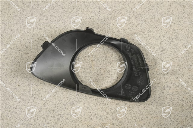 Cover, fog headlamp, Black Mat, R