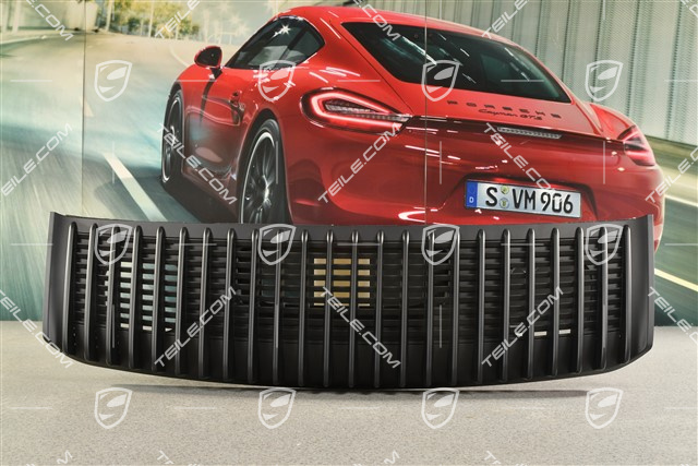 Grill/kratka tylnej maski/pokrywy silnika, czarna matowa