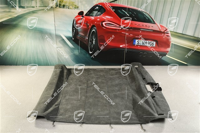 Tapicerka dachu, coupé bez szyberdachu, Alcantara, czarna