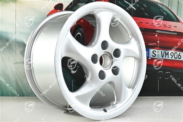 18-inch Turbo I wheel rim, hollow spokes, 10J x 18 ET65