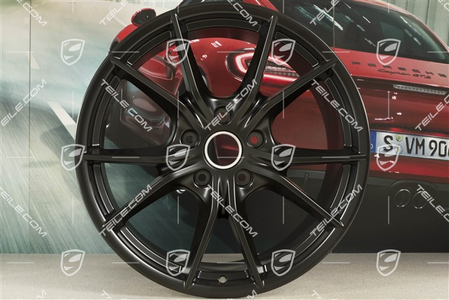20-inch wheel Carrera S (IV), 11J x 20 ET78, for 991.2 C2/C2S / winter wheels, black satin-mat