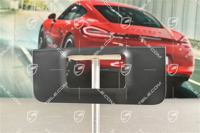 Schlossabdeckung, Satinschwarz