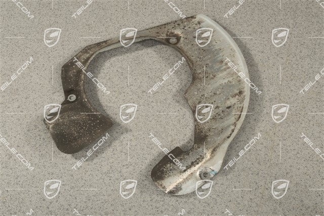 Front axle disc brake protective plate, C2, R