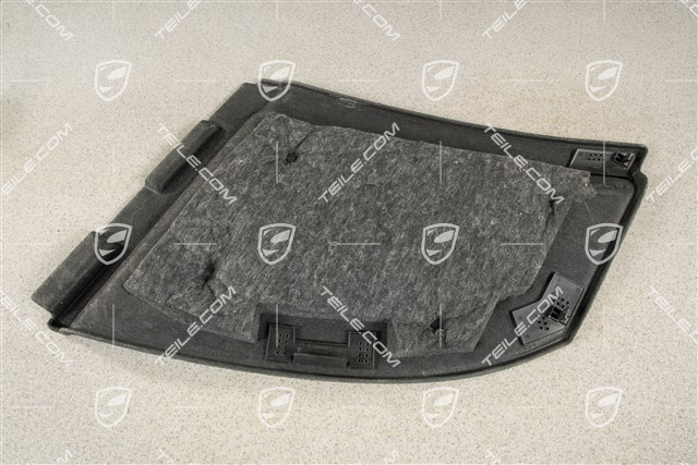 Osłona / pokrywa tapicerki bocznej bagażnika, czarna