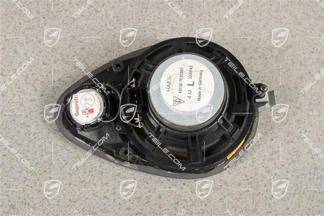 Głośnik przedni, Dark grey natural, skóra, soundsystem Harmann analogowy, L