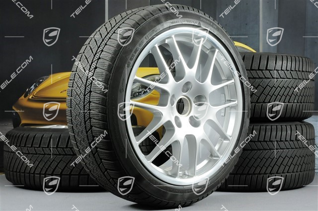 20" Komplet kół zimowych RS Spyder, felgi 9,5J x 20 ET65 + 10,5J x 20 ET65 + NOWE opony zimowe Continental 255/40 R20 + 285/35 R20, z czujnikami ciśnienia RDK