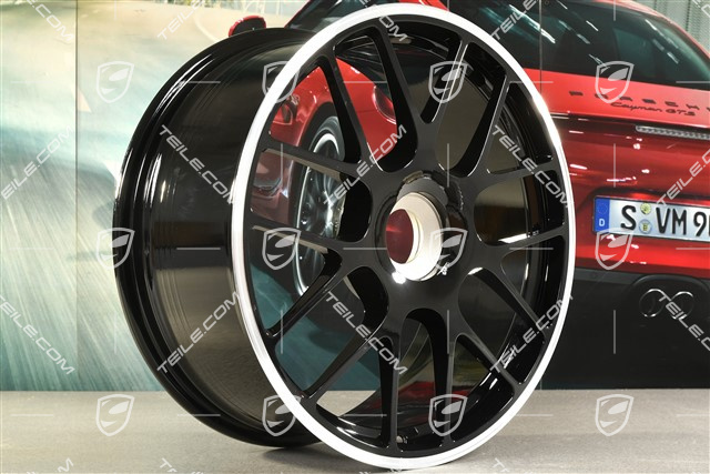 19" Felge RS SPYDER / Turbo Facelift, Zentralverschluss, Sondermodell 911 Carrera GTS, 8,5J x 19 ET56, schwarz