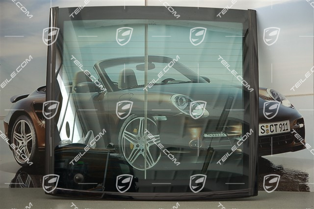Rear deck lid / rear window, Targa, with hole for window wiper Rear deck lid / rear window, Targa, with hole for window wiper