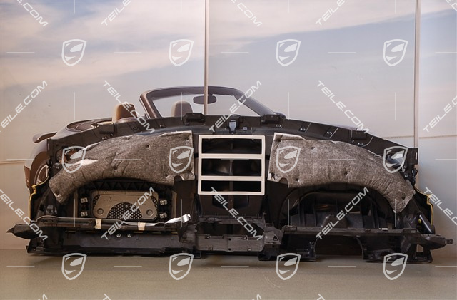 Schalttafel Verkleidung, Kunstleder, schwarz