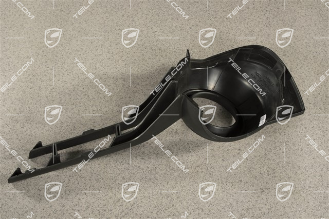 GTS / Turbo, Disc / cover for front bumper retaining frame, ACC with Night vision, Matt black, L