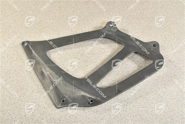 Wing strut for rear spoiler, Black, R