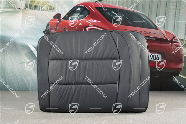 Notsitzrückenlehne, Raffleder, metropolblau, Coupe, R