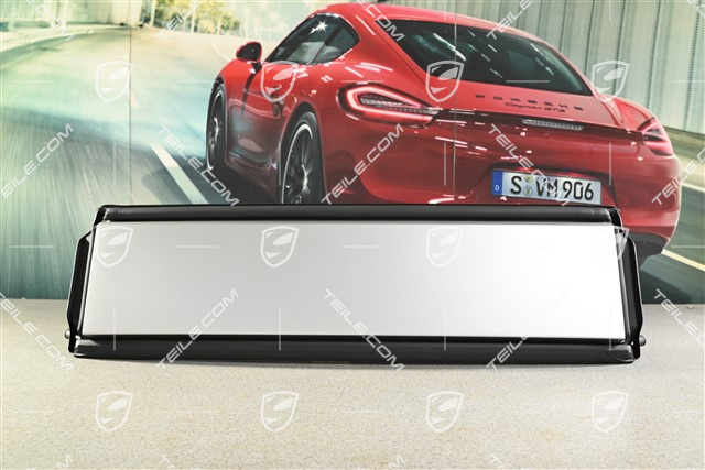 Trim, upper, Targa arm, Brilliant Grey