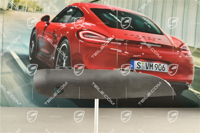 Osłona narożnika przedniego zderzaka, Czarna satyna, R