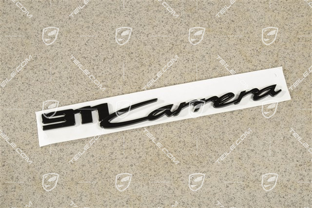 Logo/inscription "911 Carrera", black