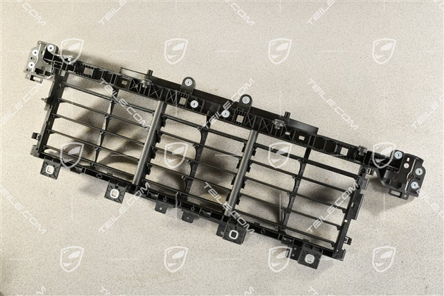 Turbo, air duct / ventilation grille / air flap, centre, Black matte
