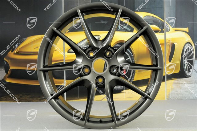 20" komplet felg Carrera S III, 8J x 20 ET57 + 9,5J x 20 ET45, platyna
