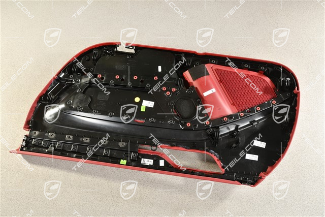 Tapicerka drzwi, skóra, bordowa, Bose, L