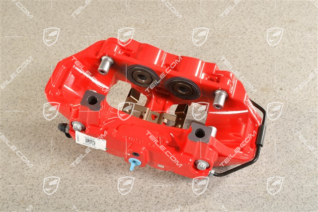 Brake calliper, Red, rear axle, R