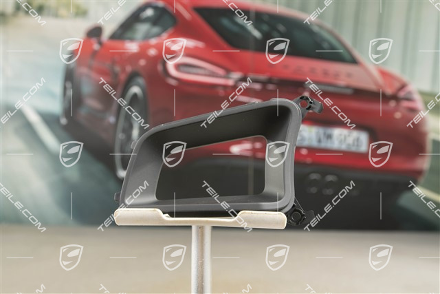 Osłona, Tylna, Sportowa kierownica, Czarna, L