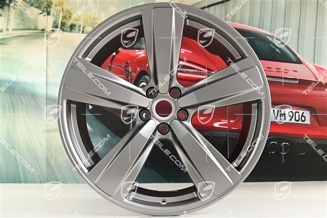 21" Felge "Exclusive Sport Design", 9,5J x 21 ET27, platinum seidenmatt