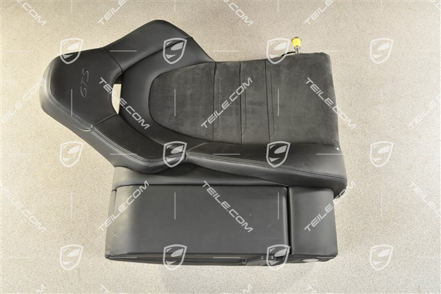 Backrest, armrest, leather/alcantara, GTS, black, L