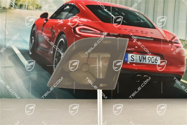 Dashboard cover trim for speaker, Platinum Grey, L