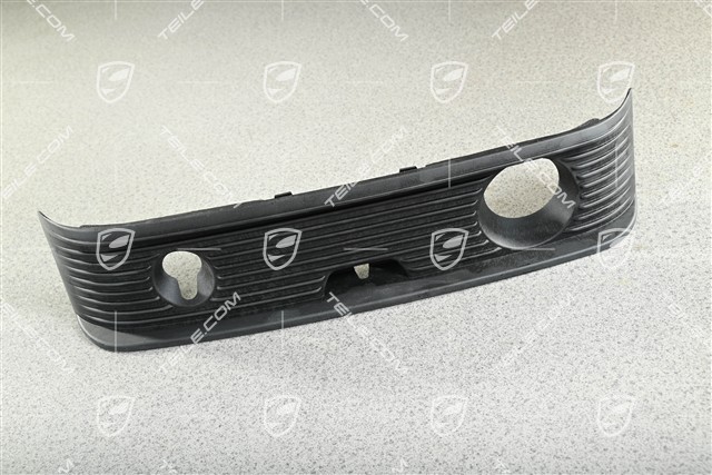 Cover trim, Front bumper center, Night Vision + ACC, Black matte