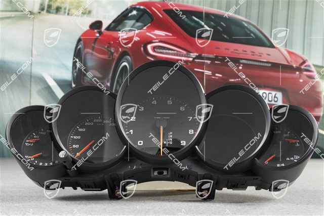 Kombiinstrument, GT3, PDK, Zifferblätter in Schwarz