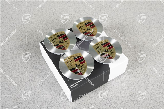 Radzierdeckel Satz (4 Stück), alu-glanzgedreht, für 21" Exclusive Design Felgen