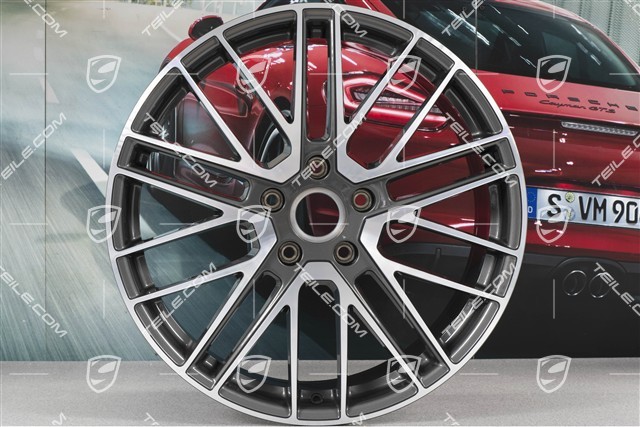 21" Felgensatz Turbo Design II / Turbo V, 9,5J x 21 ET71 + 11,5J x 21 ET69