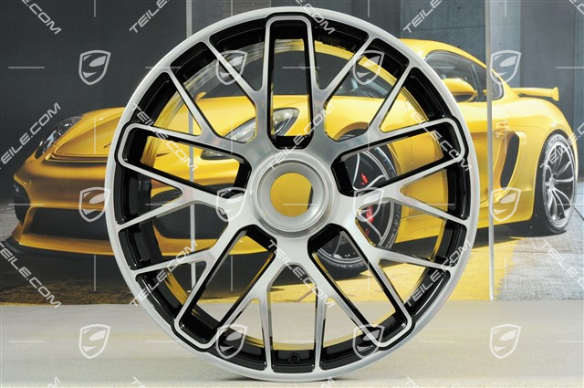 20" Felge Turbo S, Zentralverschluss, 9J x 20 ET51, schwarz