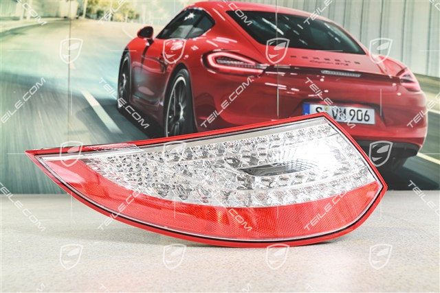 Rear light / tail light, clear glass, LED, Facelift, L