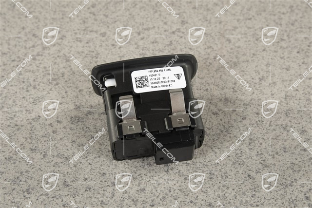 Power windows switch, Black matte