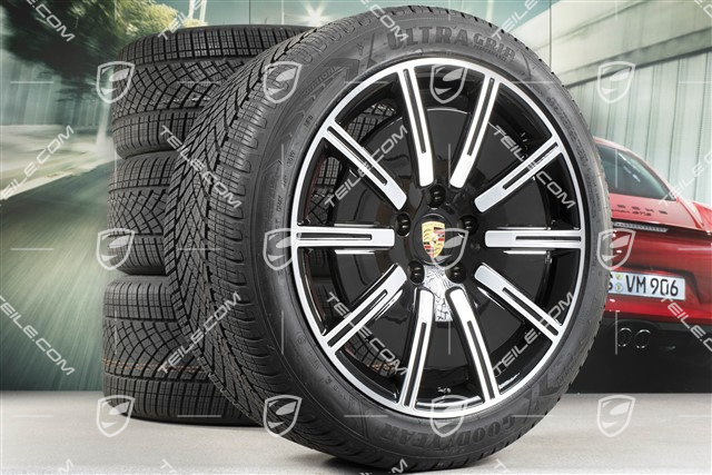 20-inch Sport Aero winter wheel set, rims 9J x 20 ET54 + 11J x 20 ET60 + NEW Goodyear winter tyres 245/45 R20 + 285/40 R20