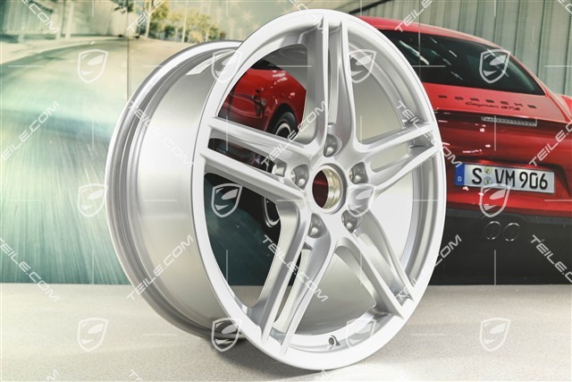 19" Felge Carrera VI, 8,5J x 19 ET50, Brilliant Silver