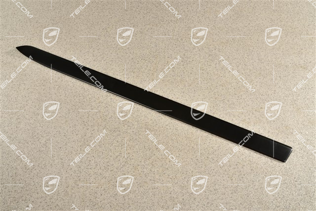 Zierleiste, Alu, Hintertür, Schwarz matt, R