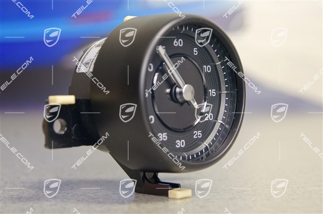 Stoppuhr, Analog, Sport Chrono Paket Plus, Matt Schwarz / Galvano Silber