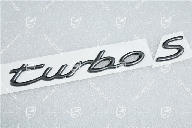 Logo "Turbo S" Logo "Turbo S"