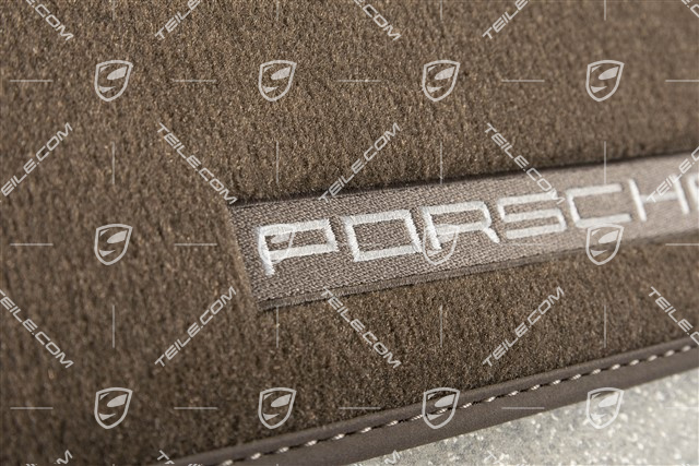 Dywaniki welurowe, zestaw, Climatronic, Saddle brown, LL