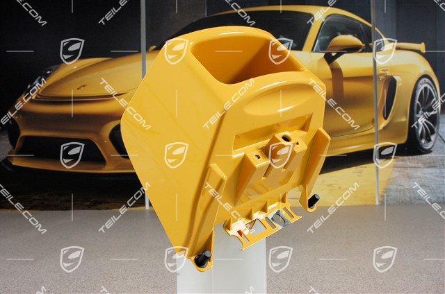 Extension for centre console, painted, Speed Yellow