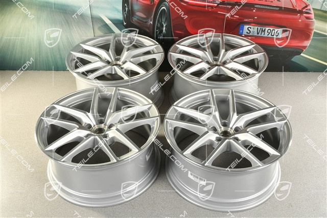 20" komplet felg Macan S, 9J x 20 ET26 + 10J x 20 ET19