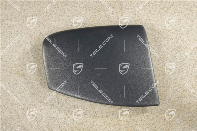 Osłona boczna konsoli środkowej, skóropodobna, niebieska, R