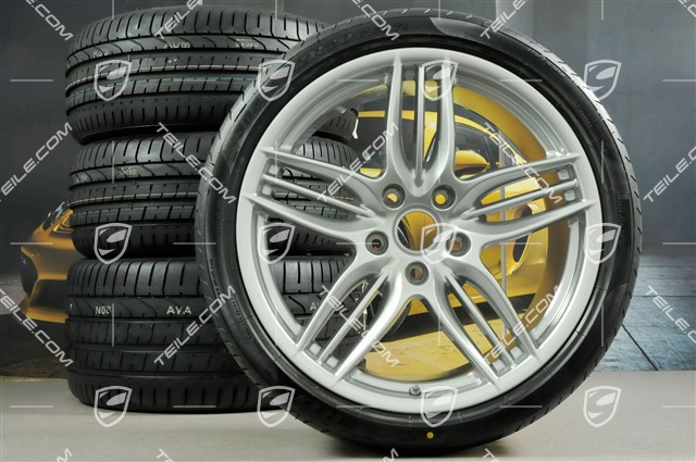20" Koła letnie SportDesign, felgi 8,5J x 20 ET51 + 11J x 20 ET52 + opony letnie Pirelli 245/35 Z20 + 305/30 Z20, z czujnikami ciśnienia