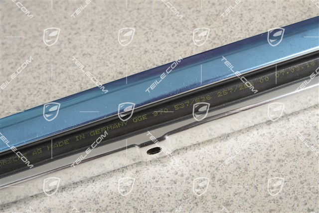 Zierleiste Türschacht, inkl. Dichtung, Vorne, Aluminium, R