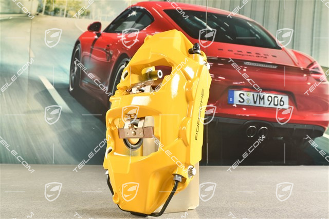 GT4 / GT4RS, Zacisk tylny PCCB / hamulce ceramiczne, żółty, L