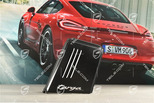 Targa, Blende, Seitlich, Targa Bügel, Schwarzmatt, L