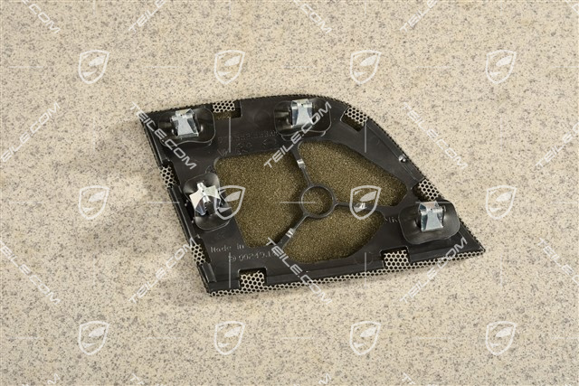 Dashboard cover trim for speaker, Platinum Grey, L