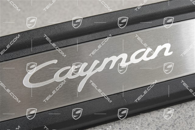 Blenden/Einstiegleisten, ohne Beleuchtung, Edelstahl, "Cayman", Satz, L+R