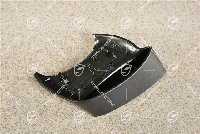 Aussenspiegel, Spiegelgehäuse Blende unten, Schwarz, L